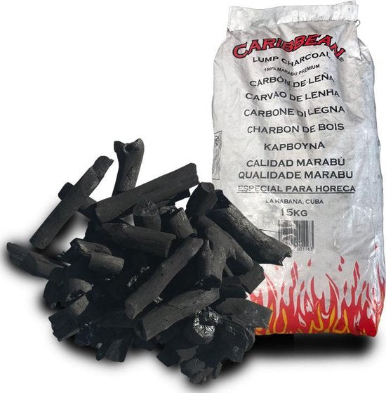Carribean Marabu Houtskool 15kg