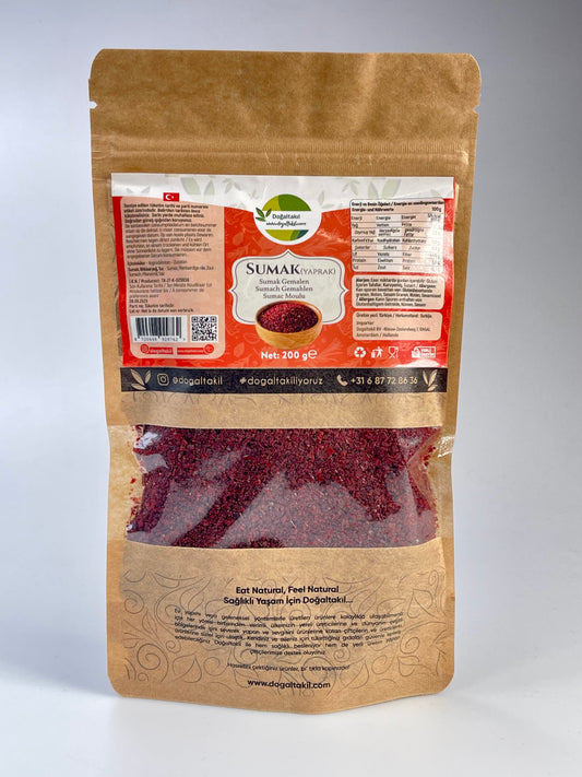 Sun-Dried Sumac – Sumak - 200gr