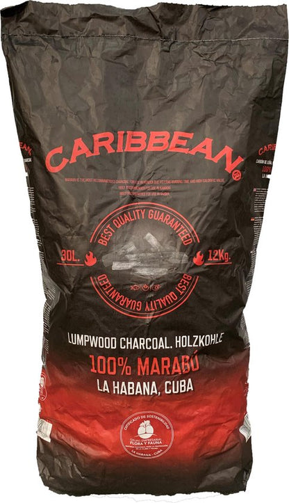 Carribean Cubaanse Marabu Houtskool 12kg