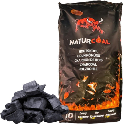 Natuurkolen Premium Houtskool 10kg (Quebracho) 
